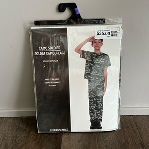 Camo Solider Child Halloween Costume
